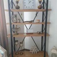 ویترین چوب راش فلزی