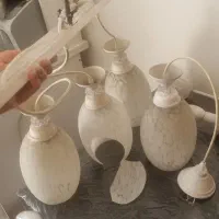 دو عدد لوستر سقفی