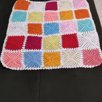 یک دست روتختی یک نفره و دو عدد پتوی بچه بافت (نو)