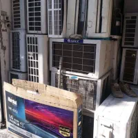 / کولر گازی پنجره ی اسپیلت / آبی/سمساری