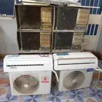 /،خریدار/مشتری/کولرگازی سوخته نیمسوز پنجرای دوتیکه