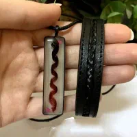 دستبند،گردنبند،چرم،هدیه