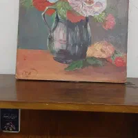 نقاشی روی بوم با رنگ روغنی