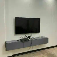 فروشگاه پایه دیواری تلوزیون براکت جکدارمتحرک نصب