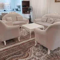مبل 7 نفره  به همراه جلومبلی