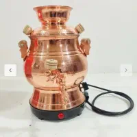 سماور مسی و ظرف آنتیک قدیمی  ژاپنی