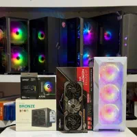 کیس گیمینگ RX6700XT + I512400F قدرتمند رم 16