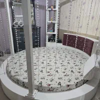 تخت خواب با تشک و سیم کشی برق