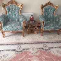 مبل استیل ۹نفره تمام چوب