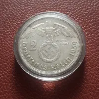 سکه 2 رایش مارک نقره آلمان نازی
