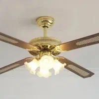 پنکه سقفی لوستردار