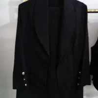 کت شلوار مشکی زنانه