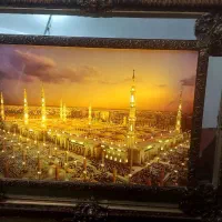قاب عکس چراغ دار.قاب تابلو فرش .نقاشی بومرنگ
