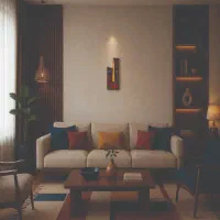 دیوارکوب چوبی