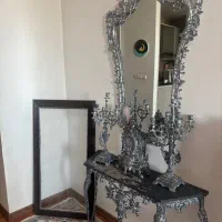 آینه و کنسول جنس آلیاژ با طرح آنتیک