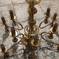 لوستر برنجی نوستالوژی با تخفیف خوب