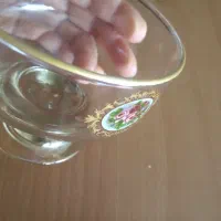 فنجان و قندان لب طلایی ناز