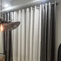 پرده مخمل و کتان