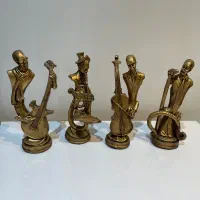 مجسمه تزئینی پلیکان/ میمون/ گروه ارکست