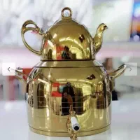 کتری وقوری شیردار استیل مارک وودکینگ طرح ترک
