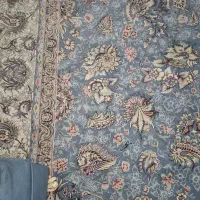 فرش نه متری آبی درباری فقط هجده تومان