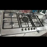 اجاق گاز رومیزی  اخوان استیل ۵ شعله