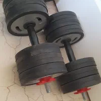 دو سری دمبل چدنی ۱۰ و ۱۵ کیلویی