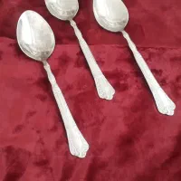 قاشق و چنگال نقره آنتیک  عتیقه