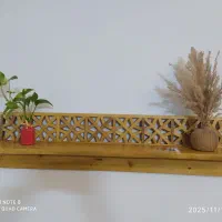 شلف دیواری چوبی ۸ستاره طول ۸۰