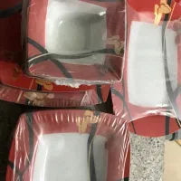 ظرف شیشه ای ۱۲نفره از بسته باز نشده کامل (فوری)