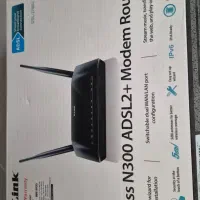 مودم، روتر Plus ADSL2 بی سیم N300 دی-لینک