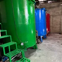 مخزن تانک مواد اولیه آب چیلر سرمایشی دار همزن دار