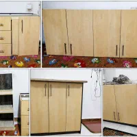 کابینت دست دوم و یک عدد سینک ظرفشویی