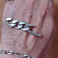 دستبند و انگشتر نقره