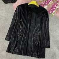 کت مخمل نگین دار