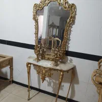 آینه شمعدان برنز