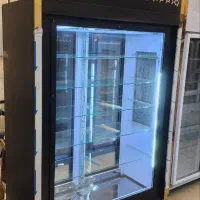 یخچال ایستاده  دو طرف شیشه الکترو جهان