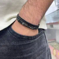 دستبند چرم