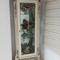 بوفه چوبی آینه دار