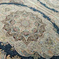 فرش ماشینی جفت۹متری۷۰۰شانه اصل در حد نو