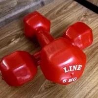 دمبل ۵ کیلویی برند line