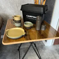 ست میز و باکس و ظروف کمپ و سفر