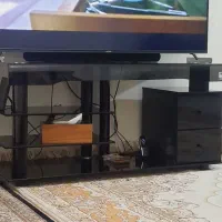 میز تلویزیون شیشه ای