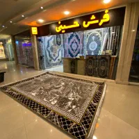فرش ۹ متری مهوا فیلی آبی اکبندهراج سید الماس شرق