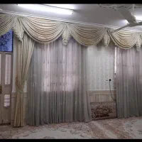 پرده سه لایه .با ابعاد ۶متر در ارتفاع ۳متر