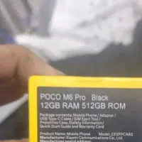 poco M6 pro 512 Gig ram 12