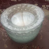 بشقاب شیشه ای کریستال