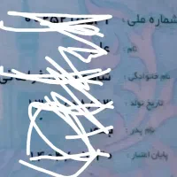 کارت ملی گمشده