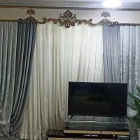 پرده پذیرایی و اتاق