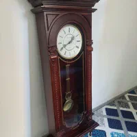 ساعت دیواری چوبی اصل گردو طرح ایتالیا